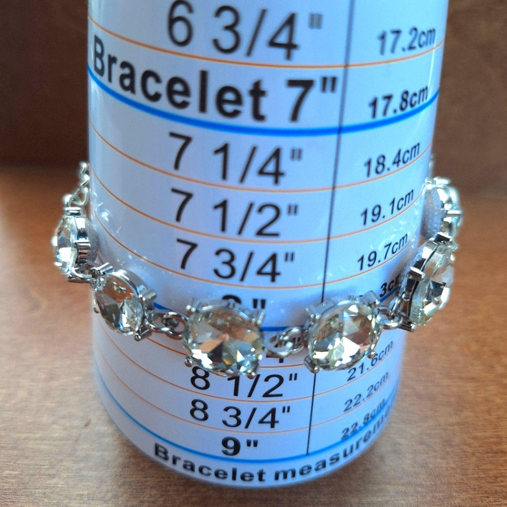Silver Sparkly Bracelet